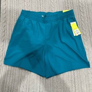 NWT All in Motion Teal Men's Any Sport Shorts size M